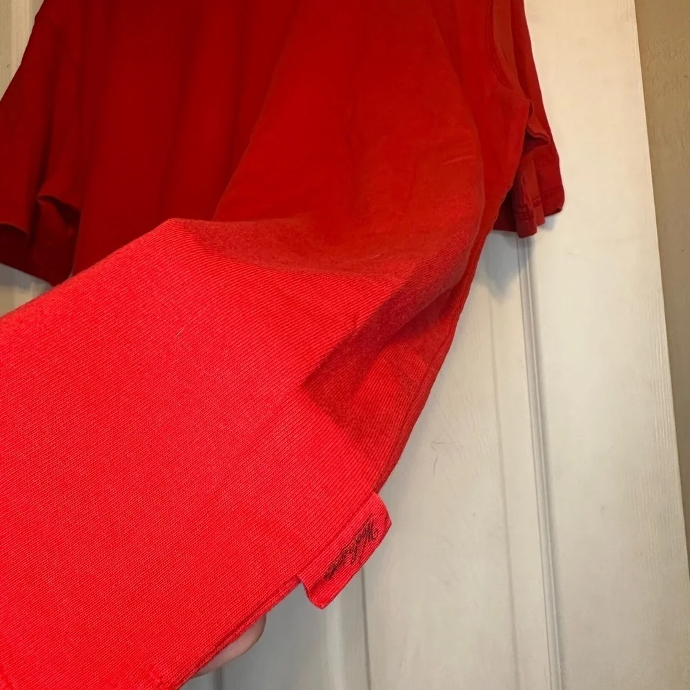 Woolrich Mens T-Shirt Short Sleeve Casual Everyday Red XXL - Picture 2 of 4